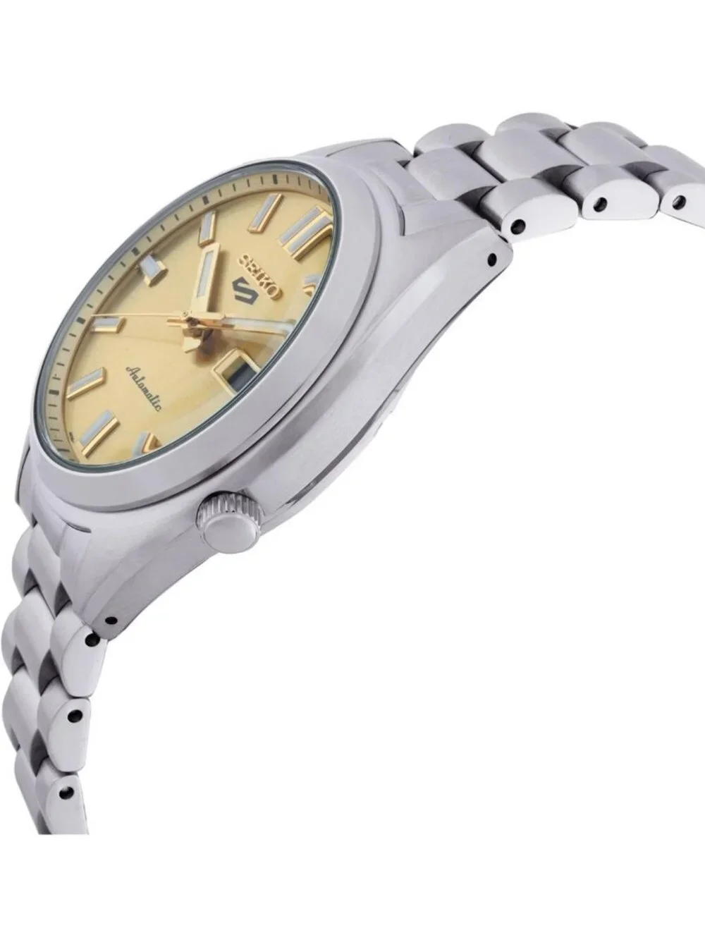 NWT Seiko 5 Sports Automatic Gold Dial Watch